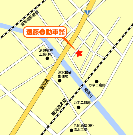 遠藤自動車の地図